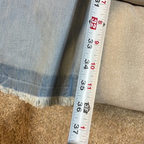 NWT 22” One teaspoon bell bottom flares Twiggy light blue jeans new with tags - Picture 13 of 16